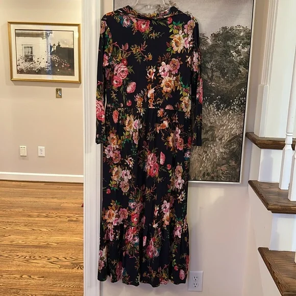 Tolani Collection NWT Floral Vivian Maxi Dress with Pockets size M - Picture 13 of 16